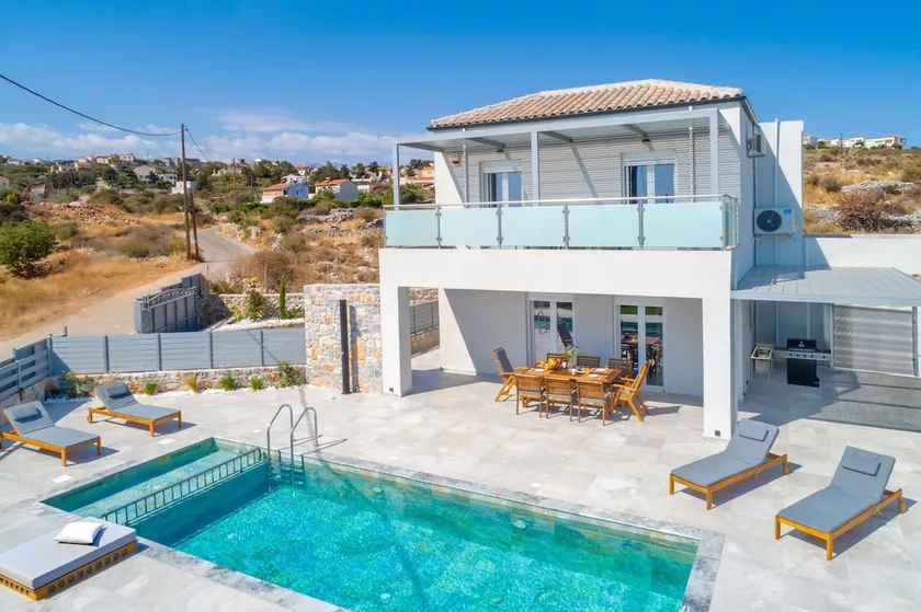Gianna's Panoramic Seaview Twin Villas with pool 2 - Image 1