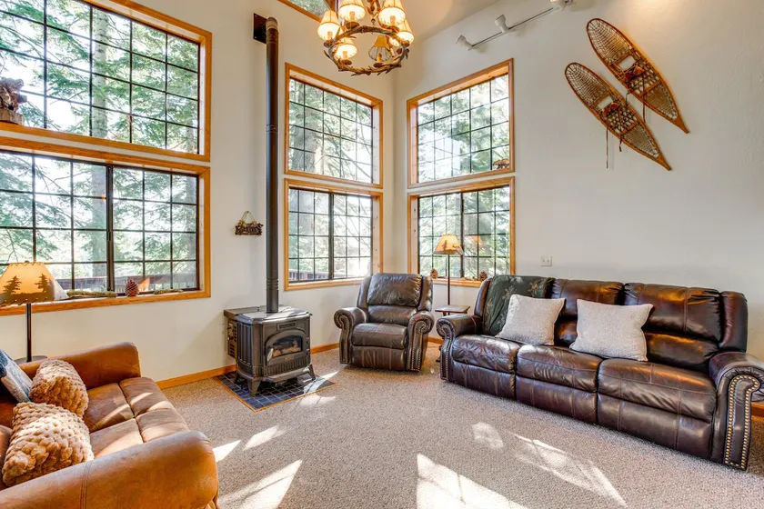 Deck w/ Mountain Views: Cabin in Bear Valley! - Image 1
