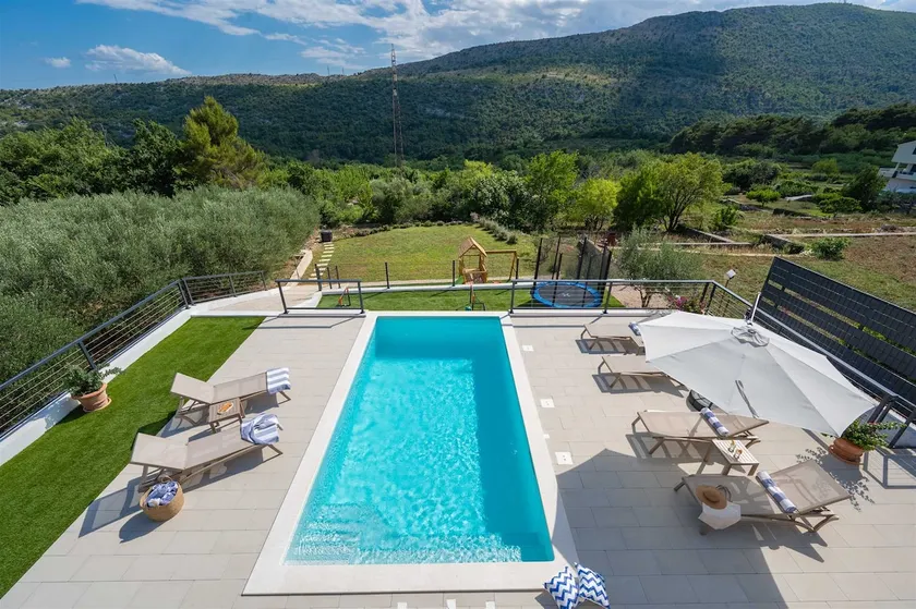 Villa Nacle with Heated Pool and Large Playground near Omis and Split - Image 1