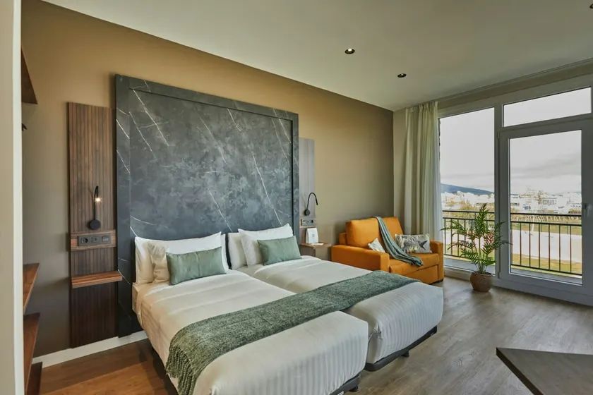 Ana Isabel Apartments, Apartment with bed. - Image 1