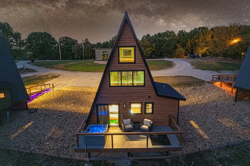 Romantic Ozark A-Frame | Hot Tub + Steam - Image 1