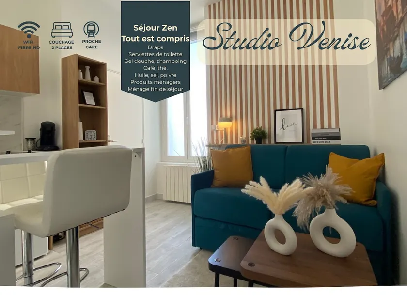 ”La Venise” Cozy & calm studio near the station - Image 1