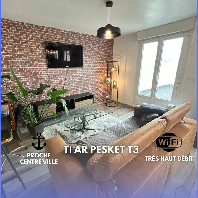 Ti Ar Pesket T3 Centre Ville Wifi - Image 1