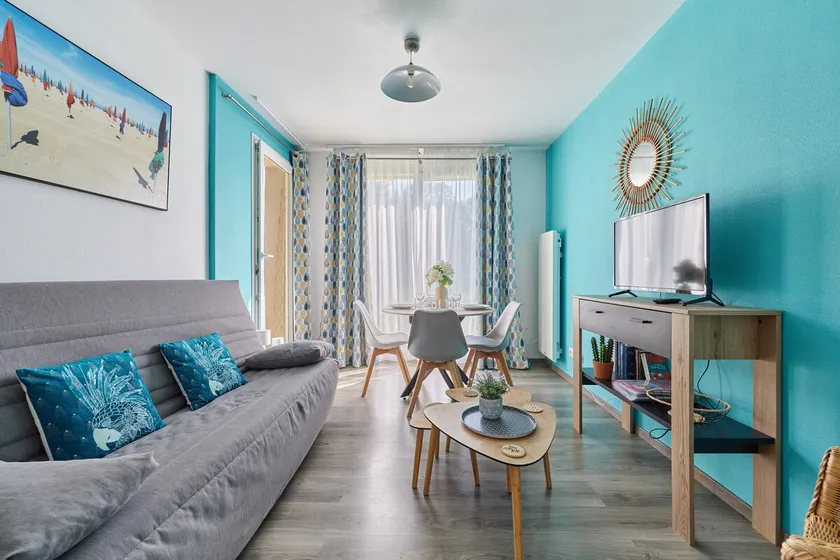 Familienfreundliches gemütliches Apartment mit Terrasse, Grill und beheiztem Pool - Image 1