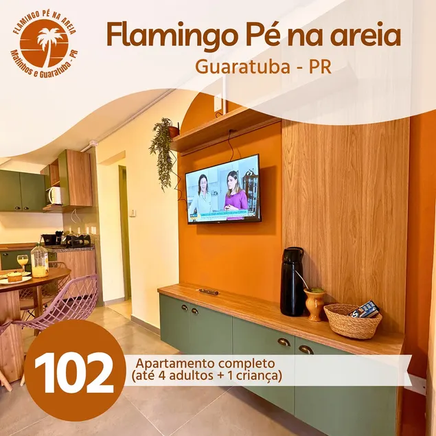 Flamingo Guaratuba 102 - 100 meters from the beach - Ground floor - Image 1