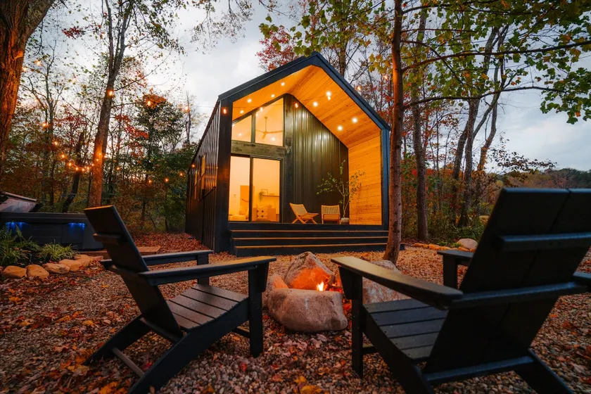 Wooded Luxury Design + Hot Tub | Firepit | Romance - Image 1