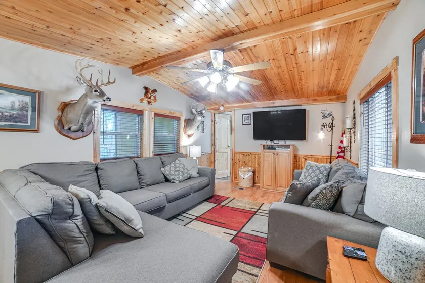 Walk to Lake: Dover Cabin w/ Views & Porch - Image 1