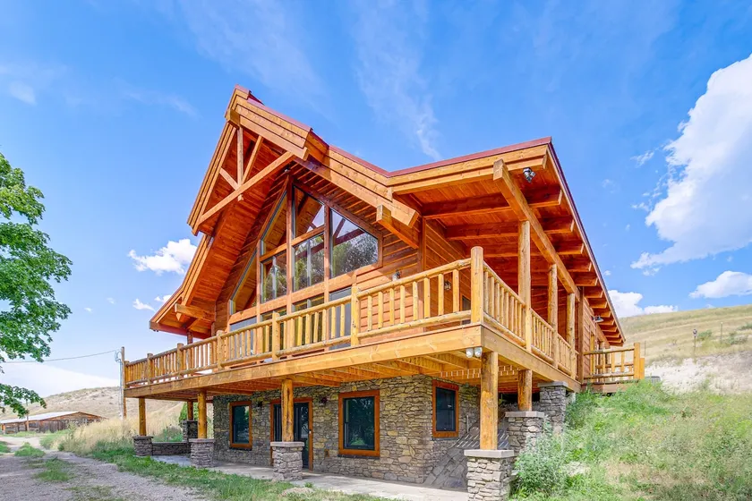 Nordic Style Lodge w/ Deck on 80 Acres in Arlee - Image 1