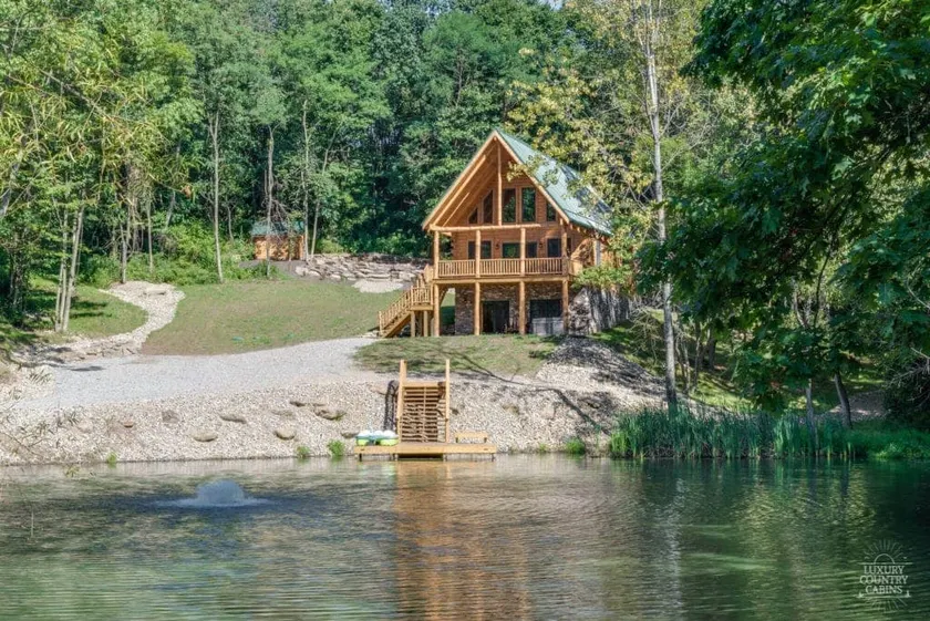 Lakeside Log Cabin | Hot Tub • Arcade • Views - Image 1