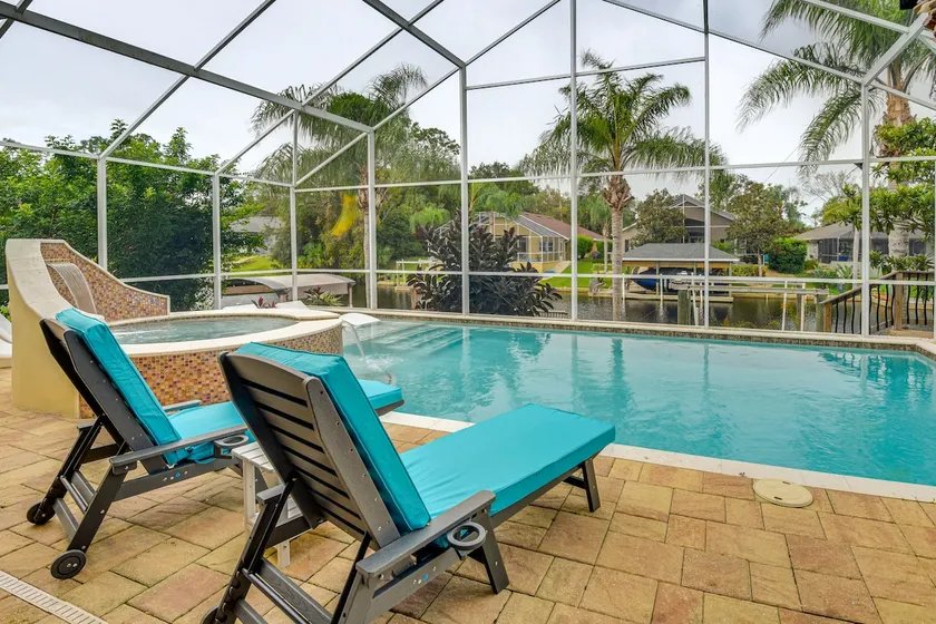 On-site Canal Access: Luxe Home in Palm Coast! - Image 1