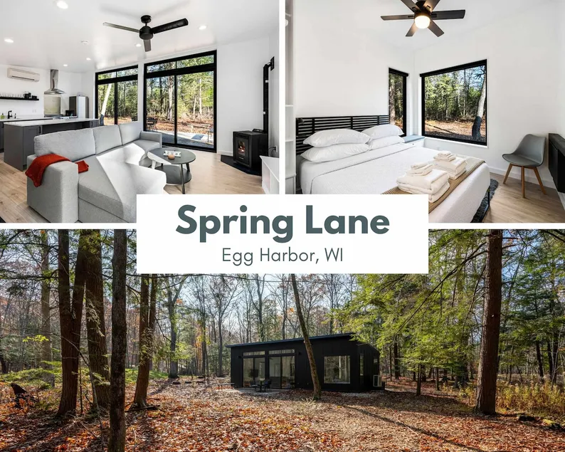 Modern Cabin in the Woods · Fireplace · Egg Harbor - Image 1
