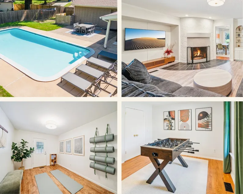 Heart of Tulsa, pool, game room, Sleeps 8 - Image 1