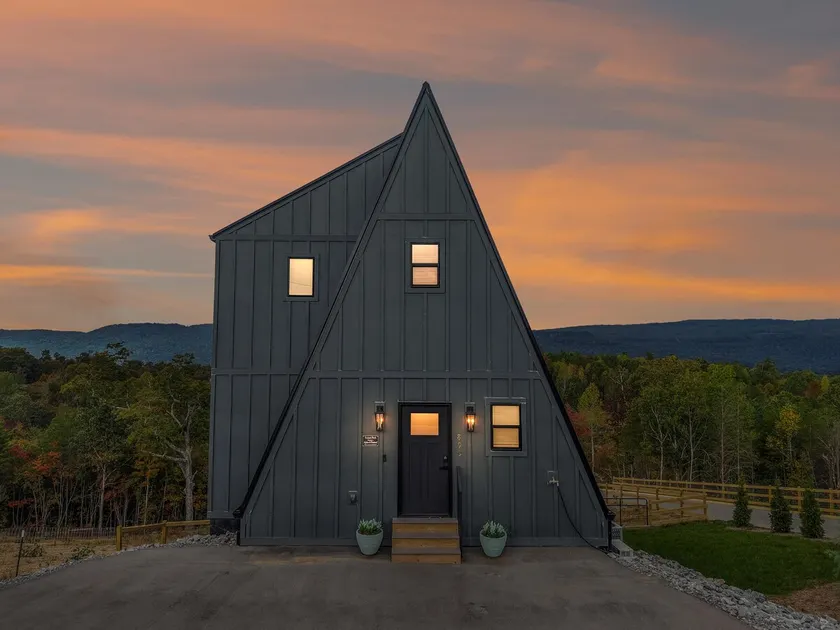 Sunset Peak| A-Frame Bohemian Design | Bluff Views - Image 1