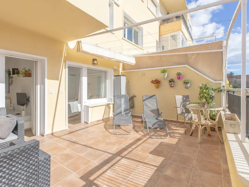 Apartment with 3 bedrooms in Malaga with wonderful city view furnished terrace and WiFi - Image 1