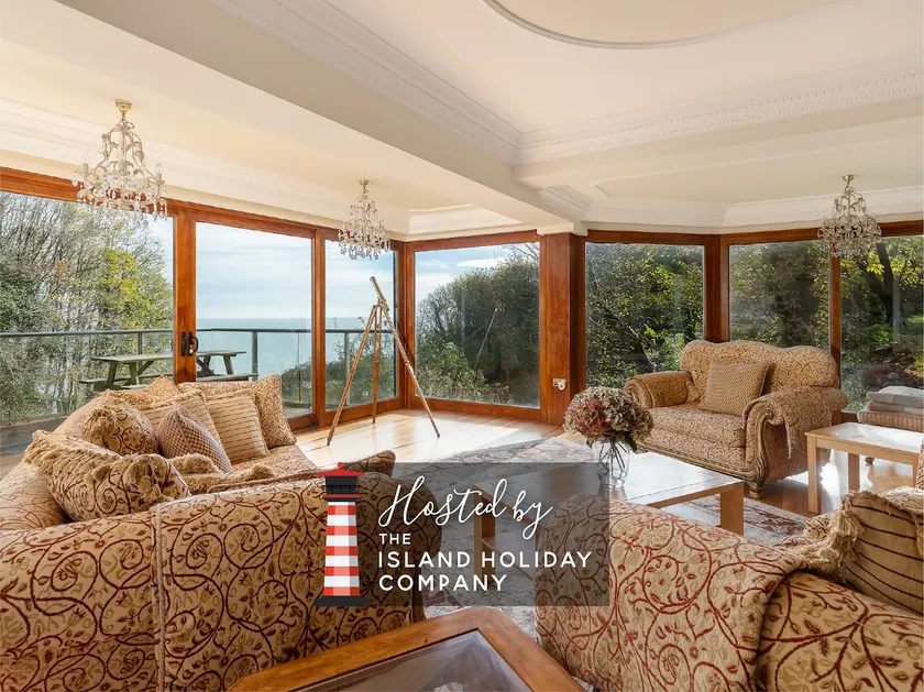 Luccombe Chine House - Rare Find - Spectacular Secluded Coastal Manor, Breathtaking Ocean Views short drive to Shanklin or Ventnor Beach - near Shanklin Old Village - Image 1