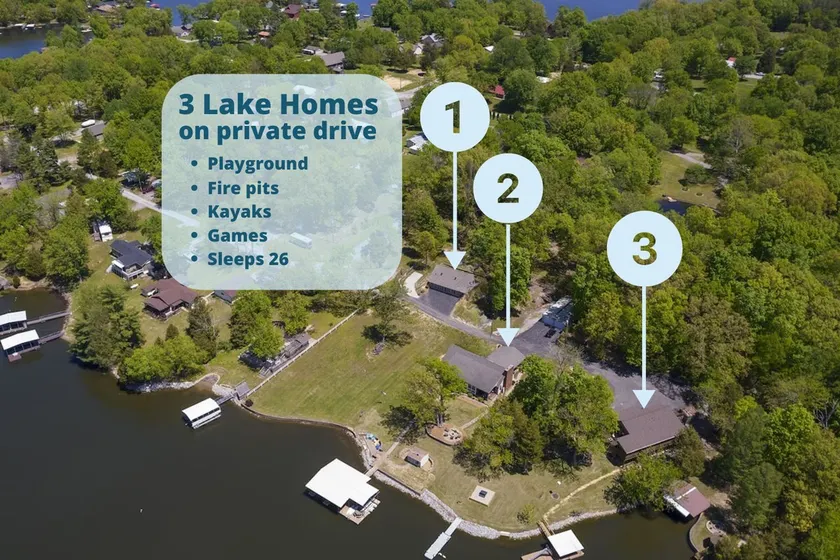 Family Reunion Paradise 3 Lake Homes Together - Image 1