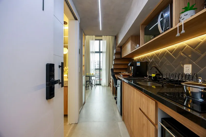 Studio near Consulate USA-Metro Brooklin, swimming pool - Image 1