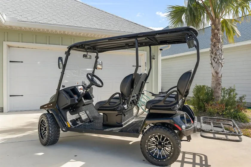 Fenced In Home With Golf Cart, Walk To Beach - Image 1