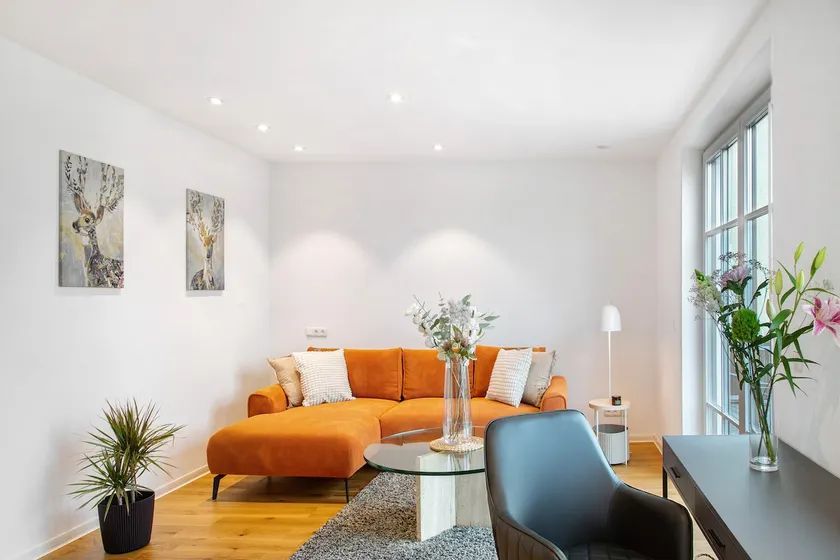 Apartamento 'Schönauer Hof - Wohnung Paula' com terraço privado, Wi-Fi e ar condicionado - Image 1
