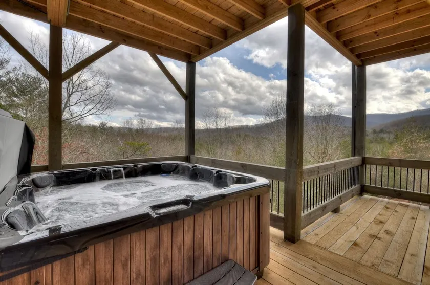Majestic Mountain Retreat Hot Tub Pool Table - Image 1