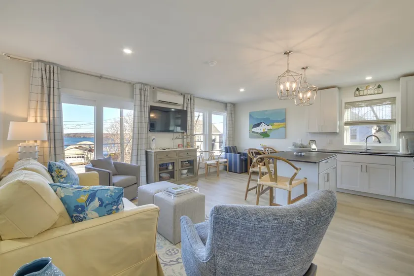 Deck w/ Water Views: Quiet East Boothbay Retreat! - Image 1