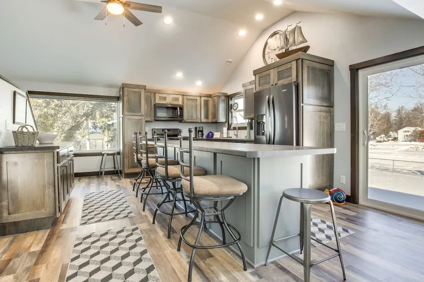 Boat Dock: Riverfront Oconto Home! - Image 1
