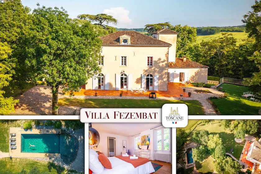 Superb Villa Fezembat with Pool & Park - Image 1