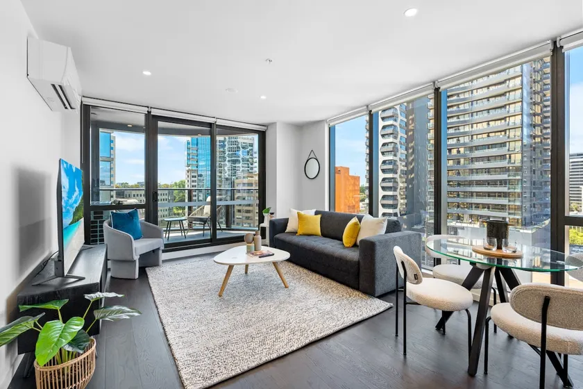 The Oasis - Brand New 2BR Retreat with Heated Pool Parking & Gym - Image 1