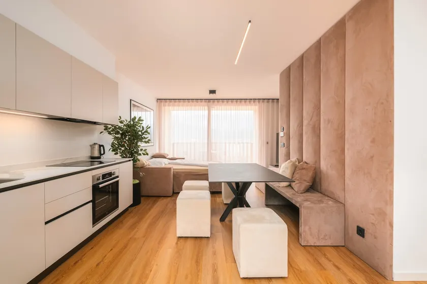 Appartement avec jardin, barbecue et terrasse | Vue ville - Image 1