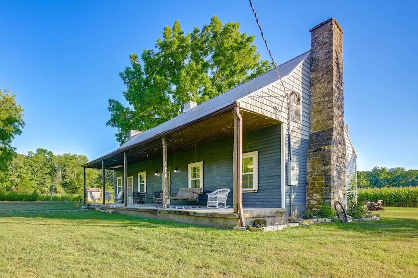 Hot Tub & Creek Views: Secluded Perryville Cabin - Image 1