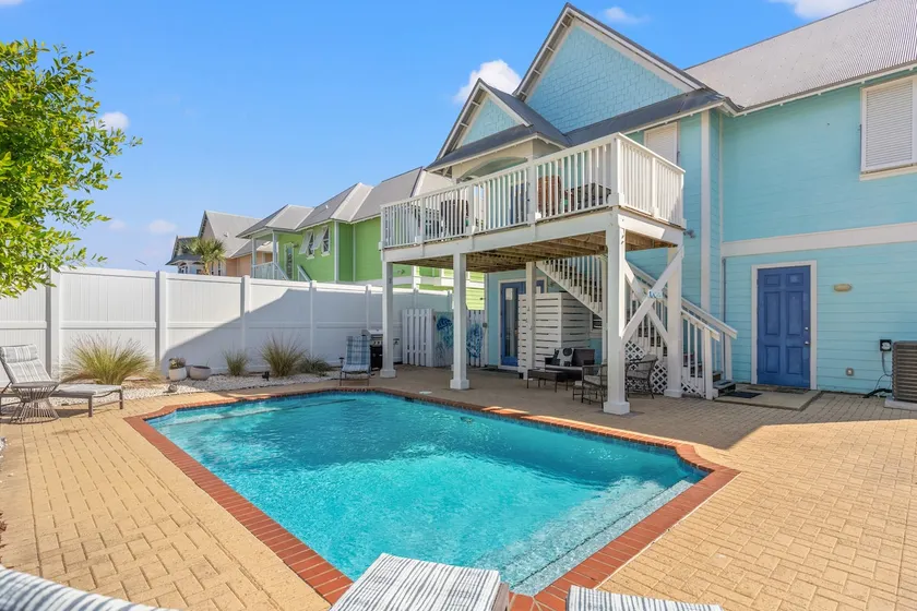 Seafoam – Beautiful 3BR Home with Heated Private Pool - 4 Min Walk to Beach! - Image 1