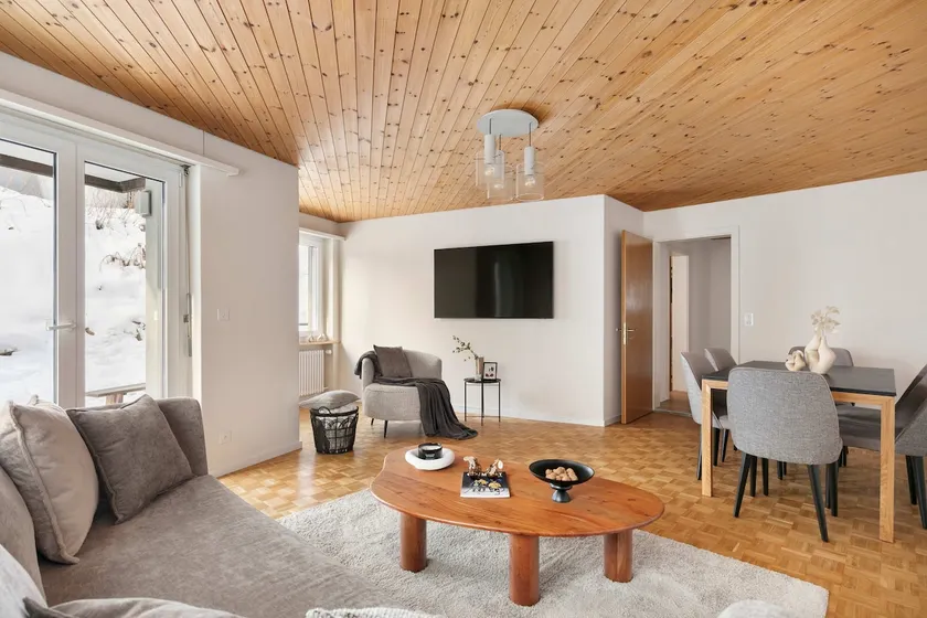 Modern Alpine Stay Terrace Central Davos - Image 1