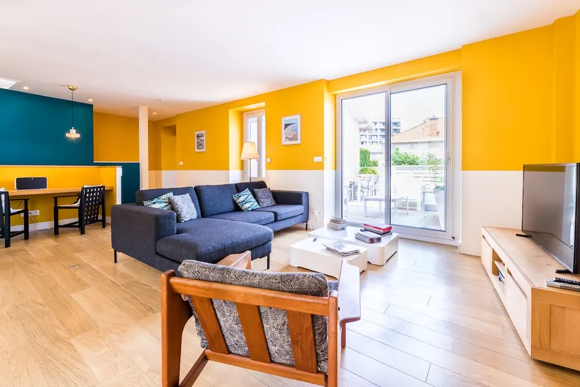 KEYWEEK Duplex Lejlighed, Stor Terrasse Havudsigt, Biarritz Center, Pkg - Image 1