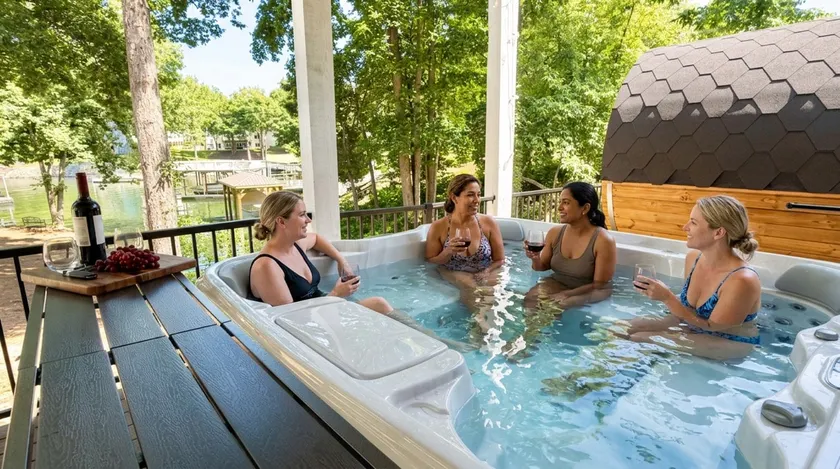 Lakefront Wellness Escape • Hot tub/Sauna/Yoga - Image 1