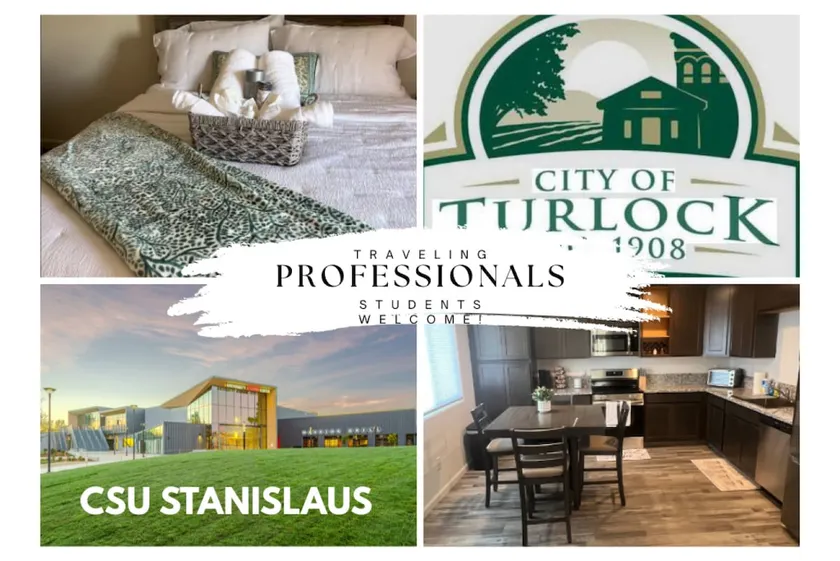 Modern 2BR Home |Pet-Friendly |Near CSU Stanislaus - Image 1