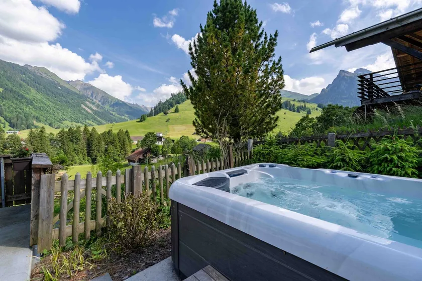 Chalet with Hot Tub in nature park, 30min to Spiez - Image 1