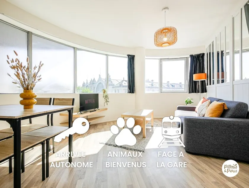 The Siamois: facing the station, bright, pet-friendly - Image 1