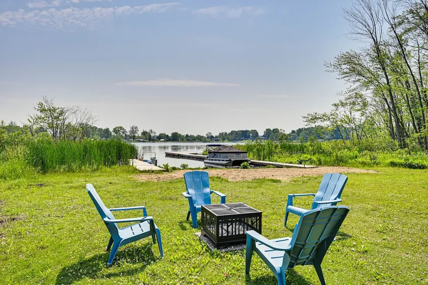 Deck, Dock & Hot Tub: Lakeside Retreat in Michigan - Image 1