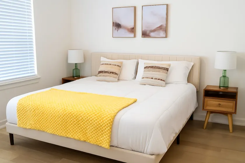 Peaceful 1BR Stay w/ Pool & Gym Access In-Unit W/D - Image 1