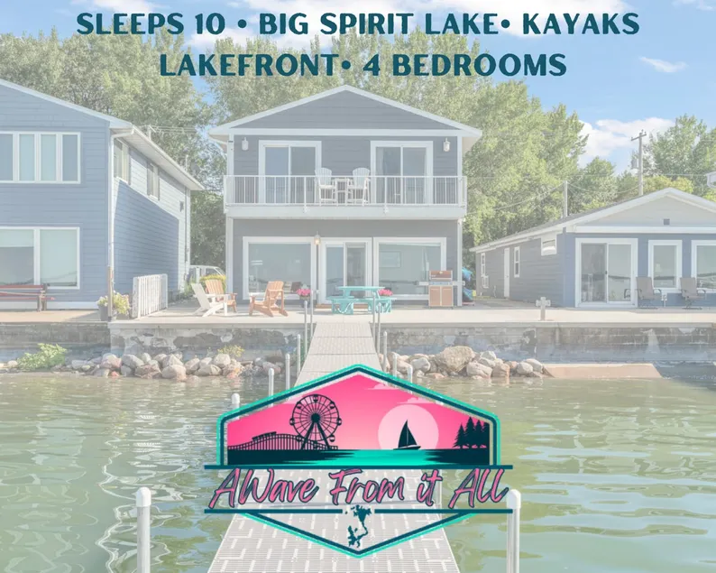 AWave From It All lakefront on Big Spirit Lake - Image 1