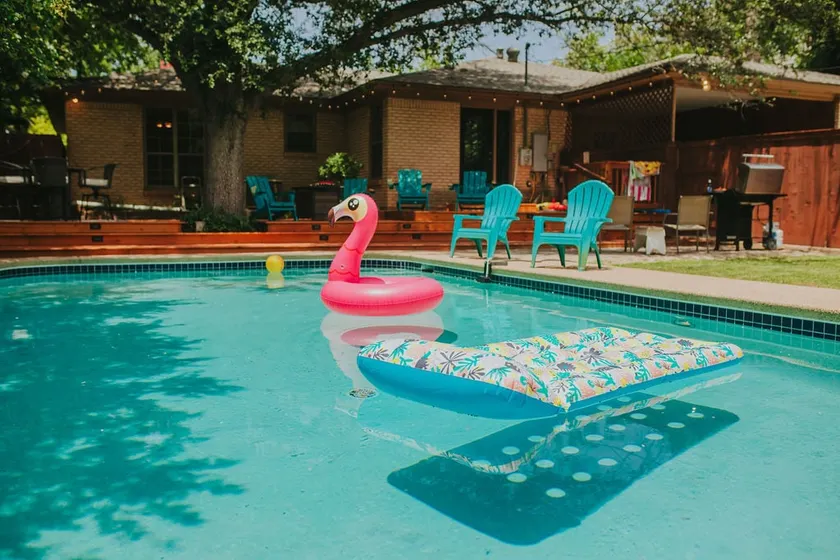 Historic Sayles Ranch Huge Deck Pool - Image 1