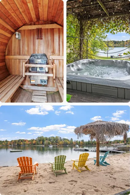 Tranquil Waters: Sauna, Hot Tub, Private Beach - Image 1
