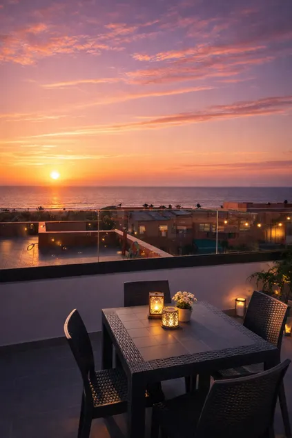Chic Boho Stay w/ Parking, Rooftop & Workspace - Image 1