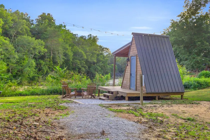 The Camellia - A Frame Camping Pod w/ River View - Image 1