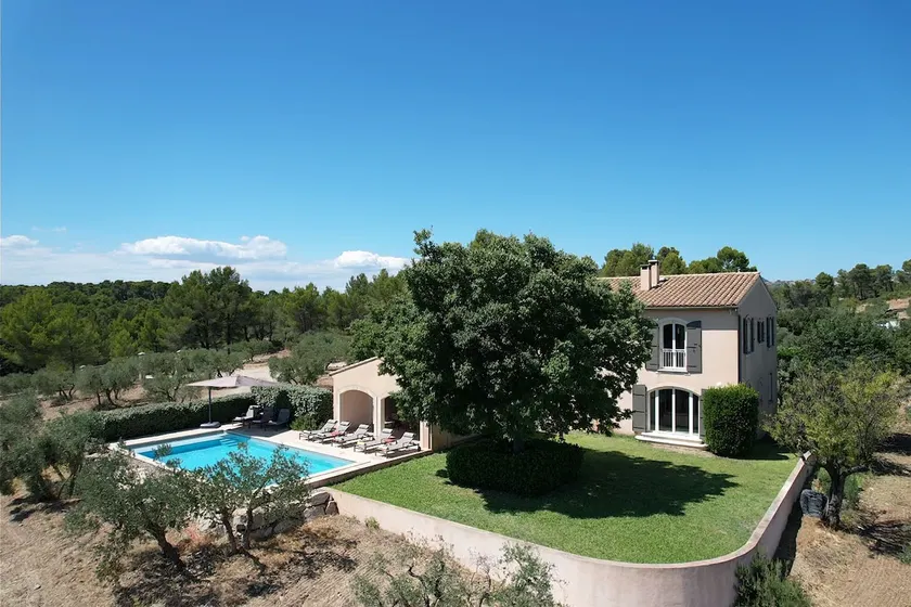 Villa på landet med udsigt over Alpilles. - Image 1