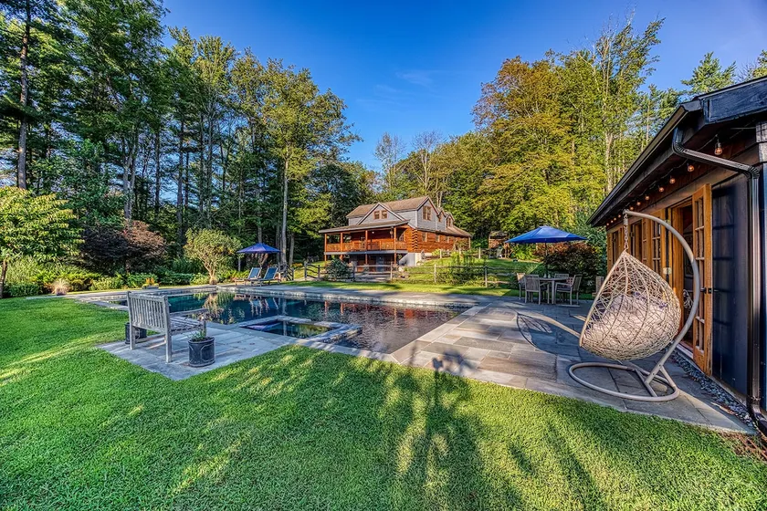 Modern Log Cabin w/Pool & Views By Evergreen Home - Image 1