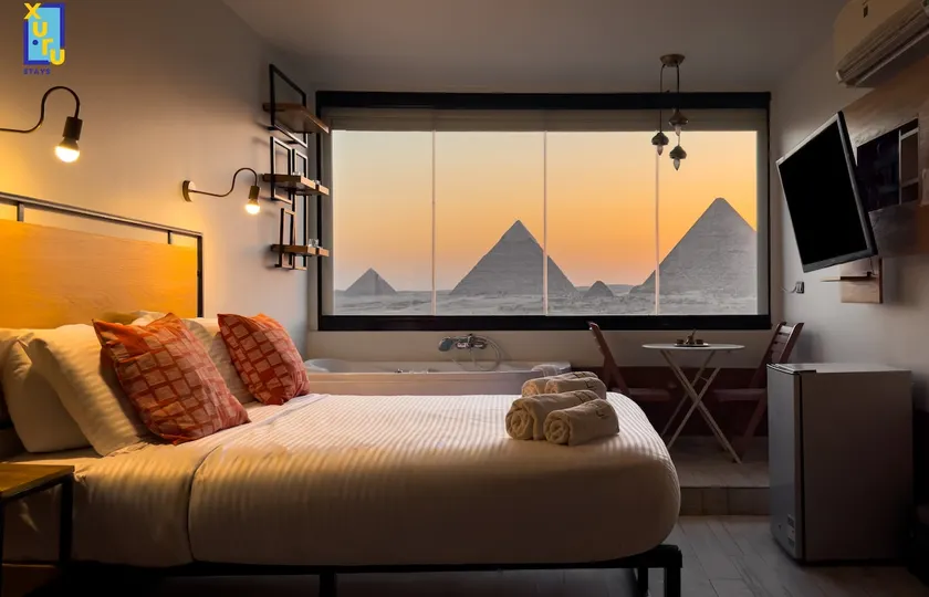 Jacuzzi Studio By The Historic Pyramids Apt4 - Image 1