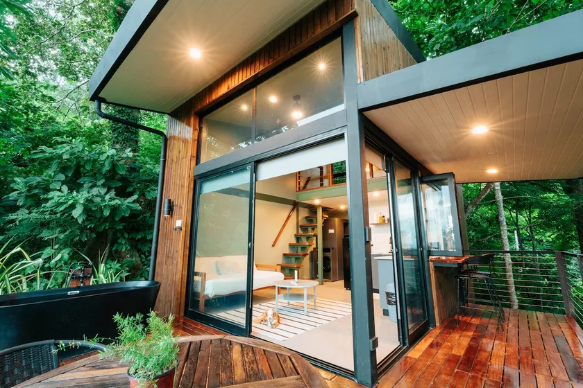 Stylish Tiny Home with Sea View and Bathtub - Image 1