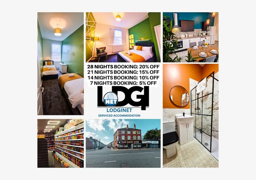 Lodginet Stays - County Luxe - 2BR Flat 1 - Image 1