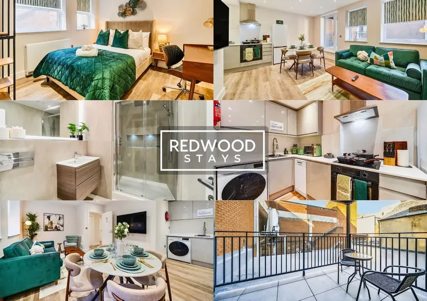 Brand New Town Center, Free Fast WiFi, Balcony By Redwood Stays - Image 1